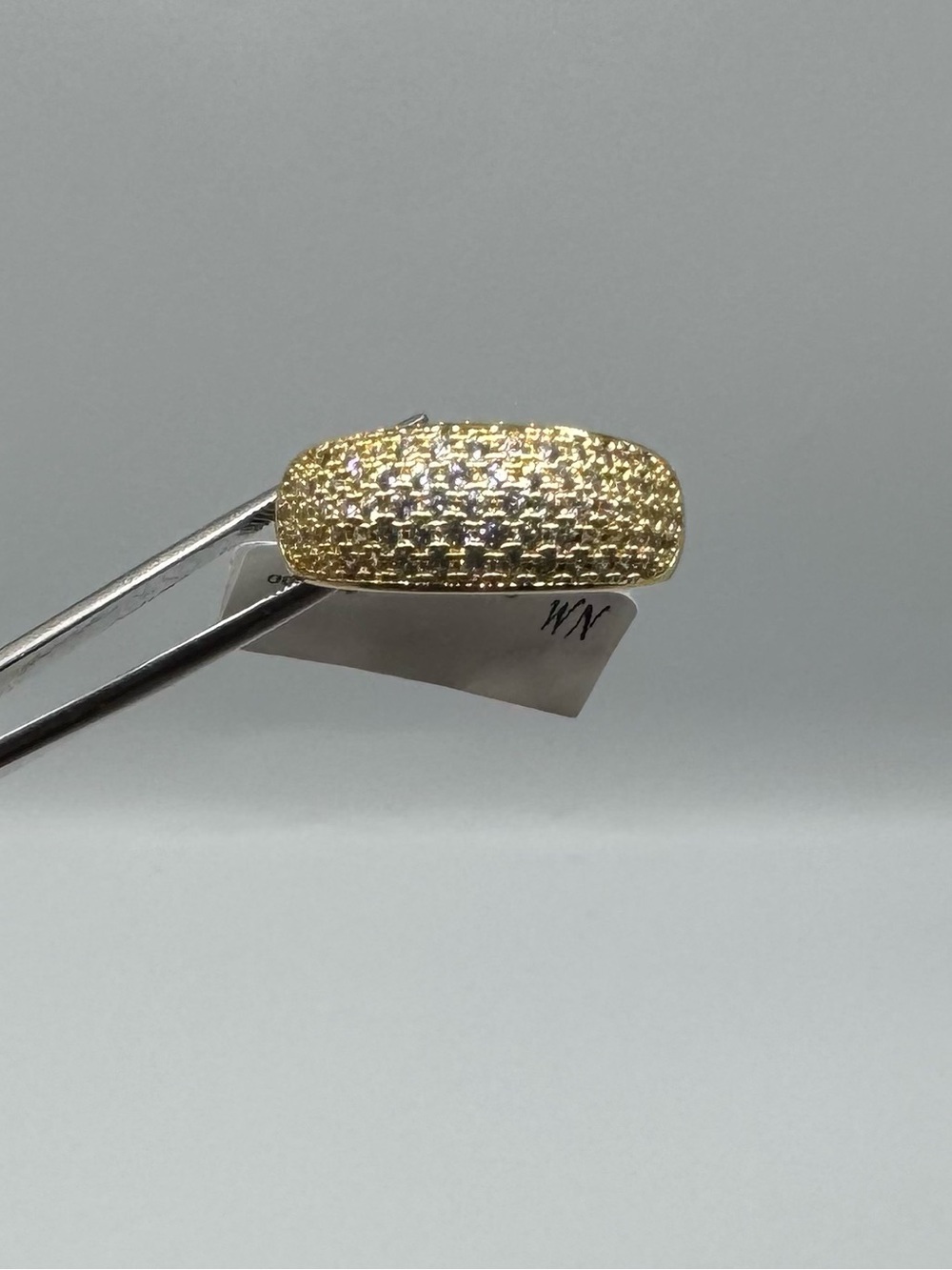 14k 2ct Pave Band - Picture 10 of 14